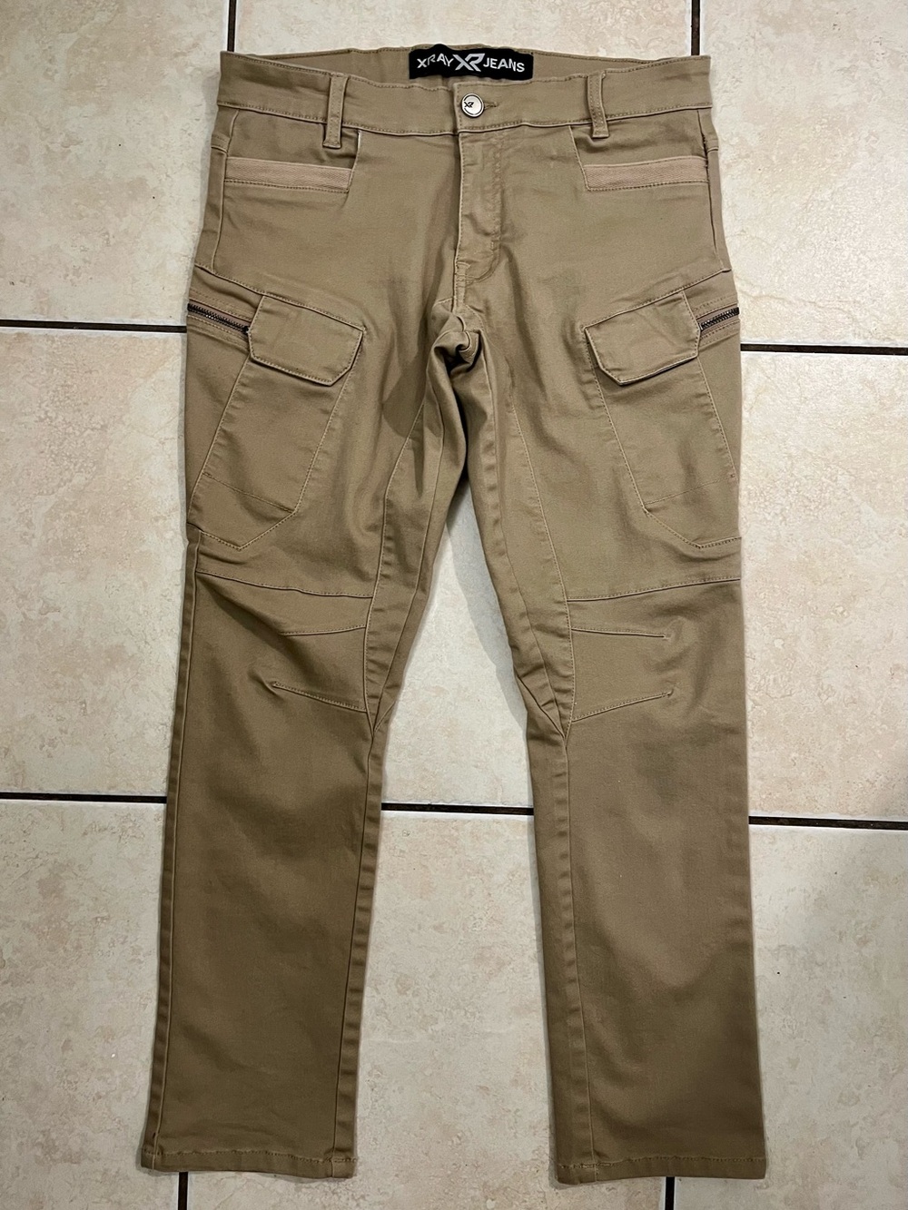 X-Ray Men’s Tan Cargo Pants